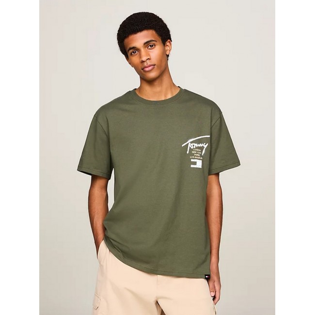 Camiseta Tommy Hilfiger Hombre Verde