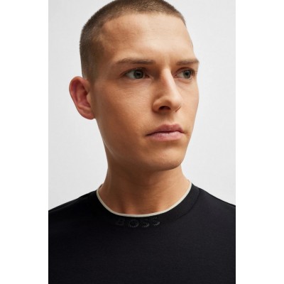 Camiseta Boss Hombre Negra 2