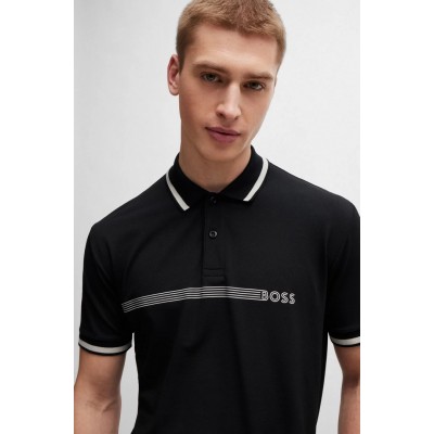 Polo Boss Hombre Negro 2