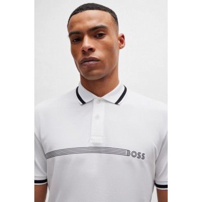 Polo Boss Hombre Blanco 2