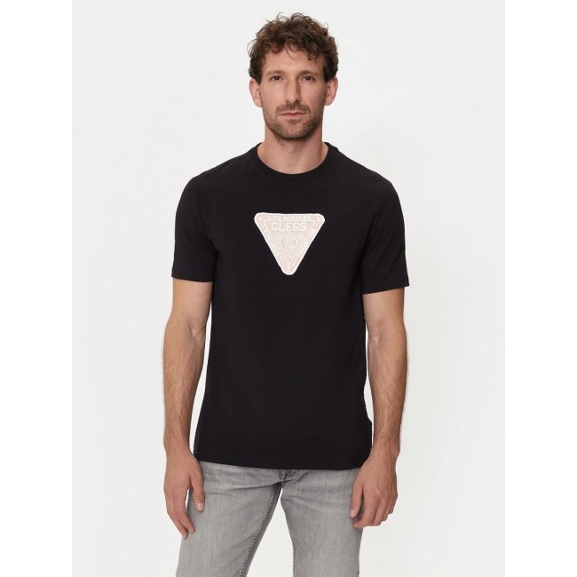 Camiseta Guess Hombre Negra