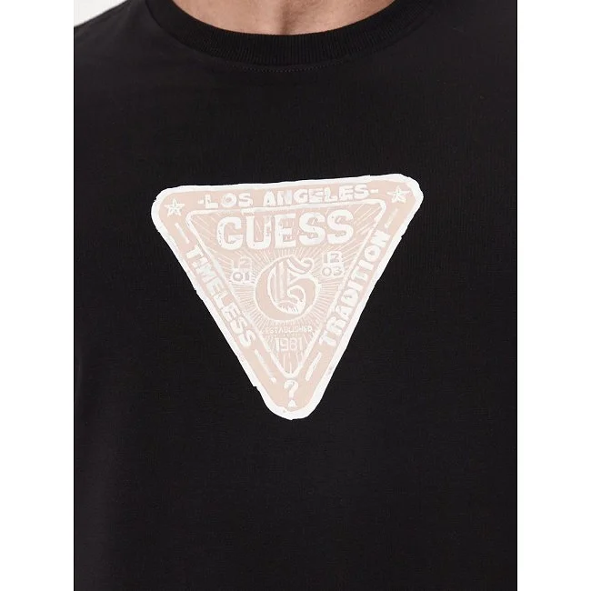 Camiseta Guess Hombre Negra
