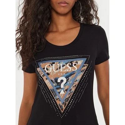 Camiseta Guess Mujer Negra 2