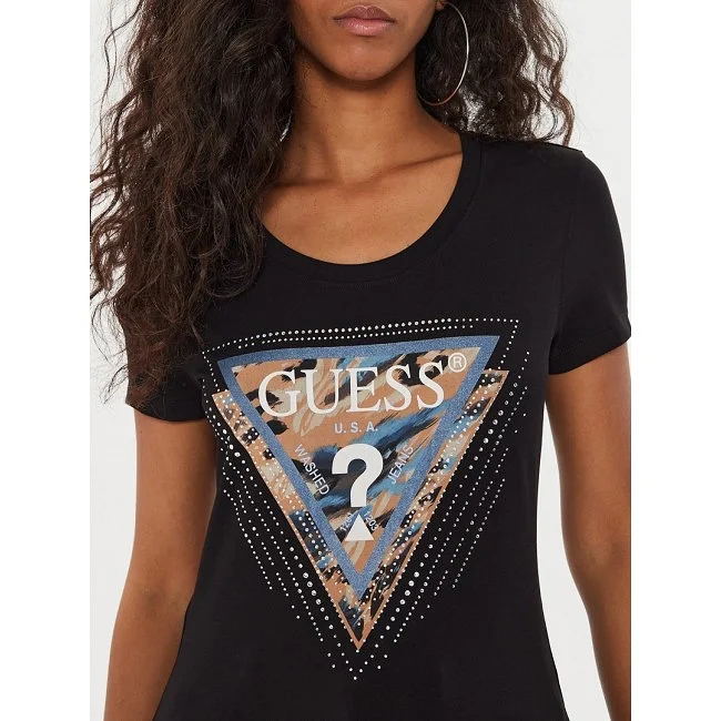 Camiseta Guess Mujer Negra