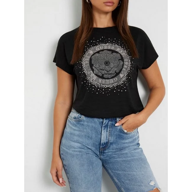 Camiseta Guess Mujer Negra