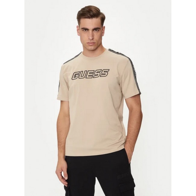 Camiseta Guess Hombre Beige