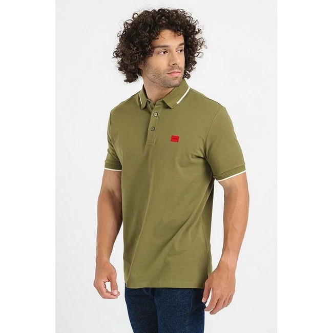 Polo Hugo Hombre Verde