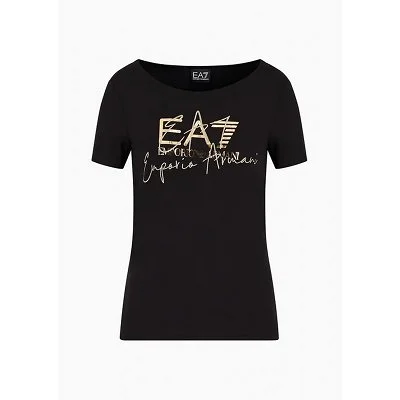 Camiseta Armani Mujer Negra