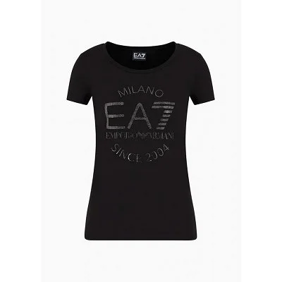 Camiseta Armani Mujer Negra