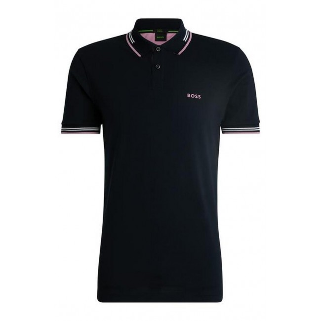 Polo Boss Hombre Azul Oscuro