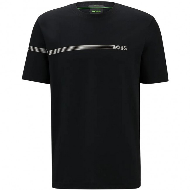 Camiseta Boss Hombre Negra