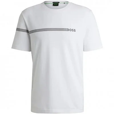Camiseta Boss Hombre Blanca