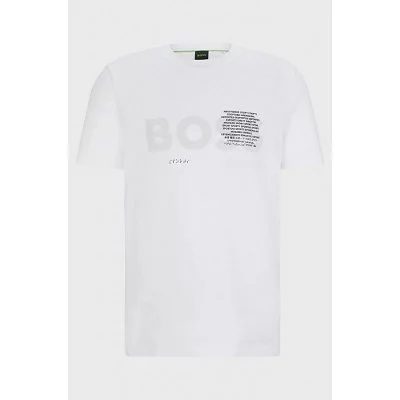 Camiseta Boss Hombre Blanca