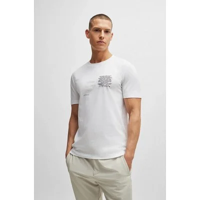 Camiseta Boss Hombre Blanca 2