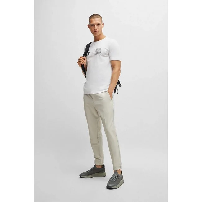 Camiseta Boss Hombre Blanca