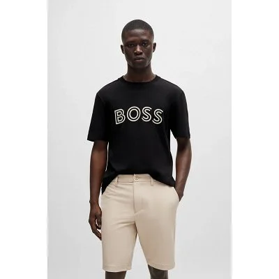 Camiseta Boss Hombre Negra