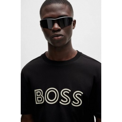 Camiseta Boss Hombre Negra 2