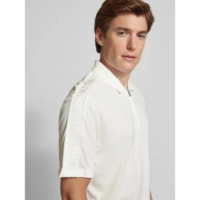 Polo Armani Exchange Hombre Blanco