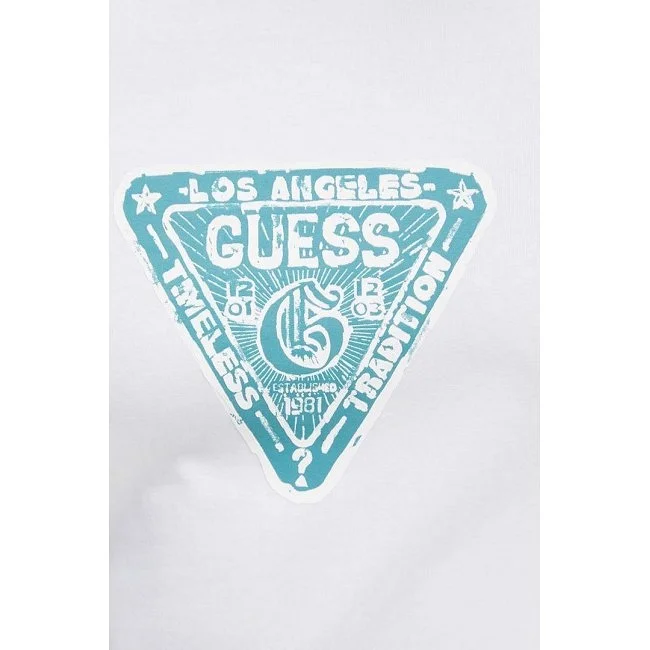 Camiseta Guess Hombre Blanca