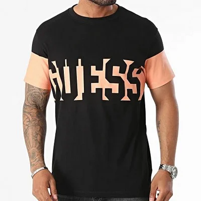 Camiseta Guess Hombre Negra...