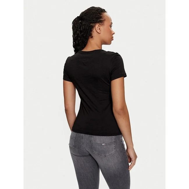 Camiseta Tommy Hilfiger Negra Mujer Camiseta Tommy Hilfiger Negra Mujer