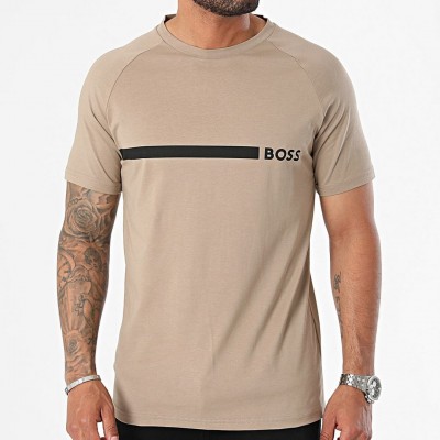 Camiseta Boss Beige Hombre