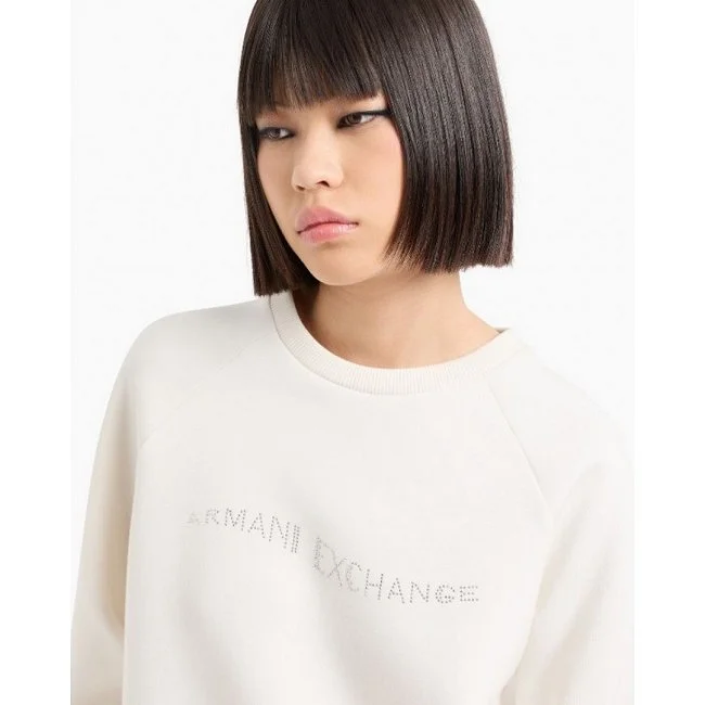 Sudadera Armani Exchange Mujer Blanca