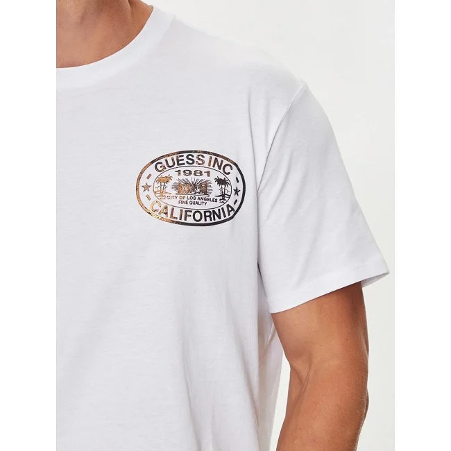 Camiseta Guess Hombre Blanca