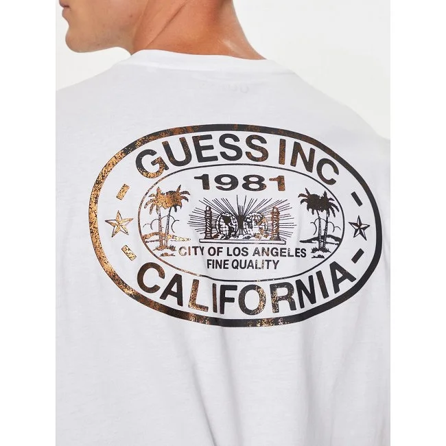 Camiseta Guess Hombre Blanca