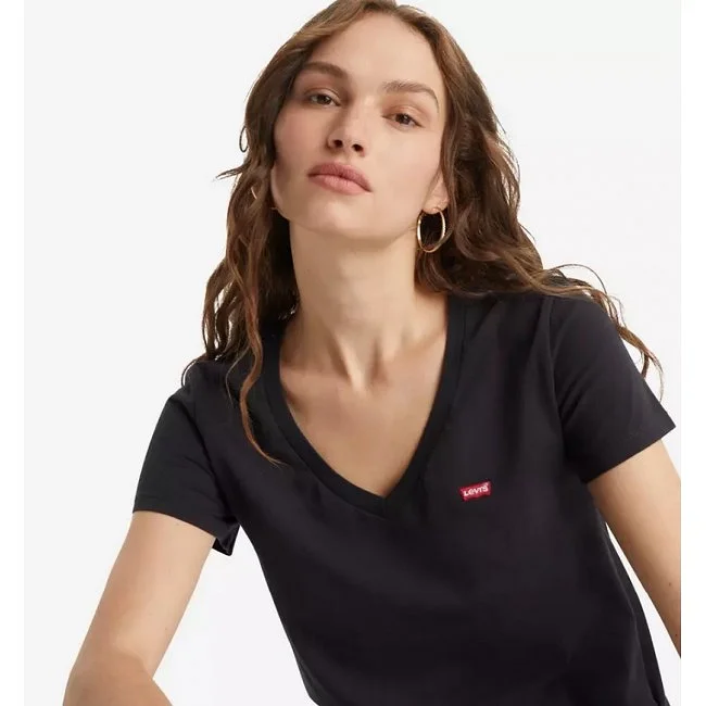 Camiseta Levi's Negra Mujer