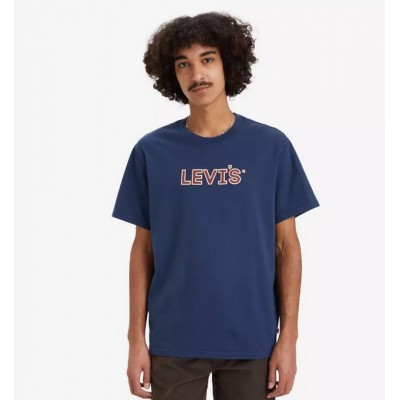 Camiseta Levi's Hombre Azul...