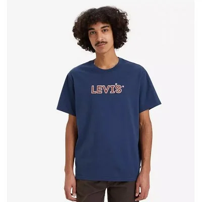 Camiseta Levi's Hombre Azul...