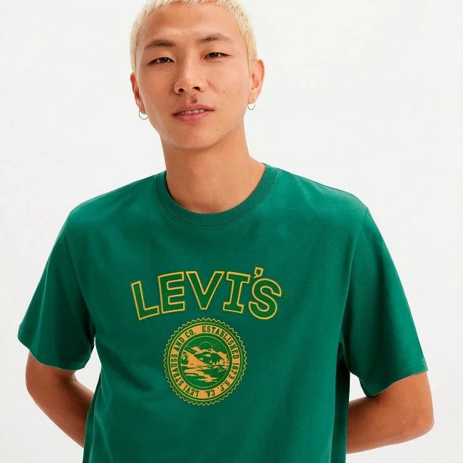 Camiseta Levi's Verde Hombre