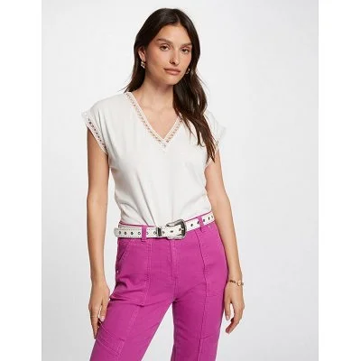 Camiseta Morgan Mujer Blanca