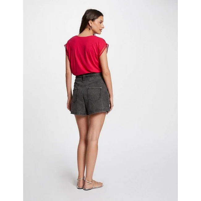 Camiseta Morgan Mujer Fucsia