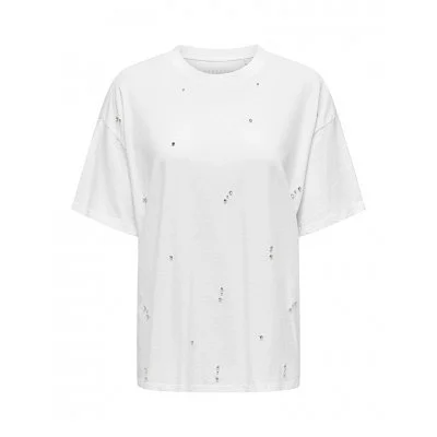 Camiseta ONLY Mujer Blanca...