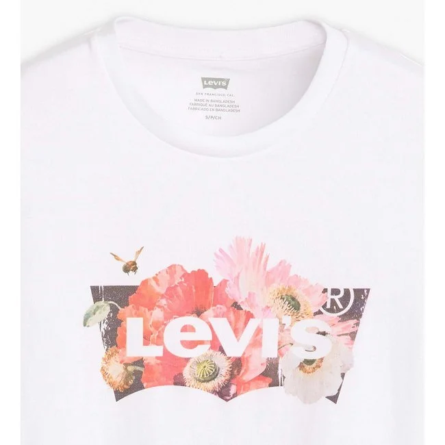Camiseta Levi's Blanca Mujer