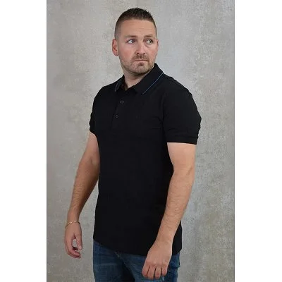 Polo Boss Hombre Negro 2