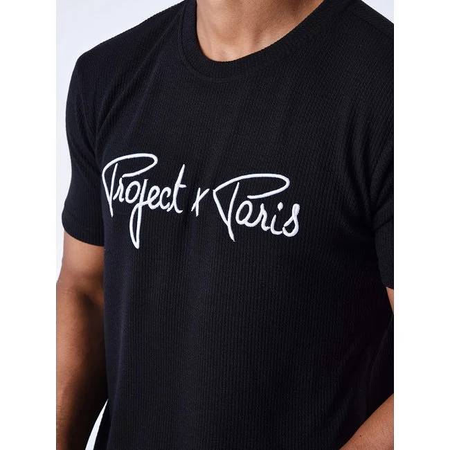 Camiseta Project X Paris Negra Hombre