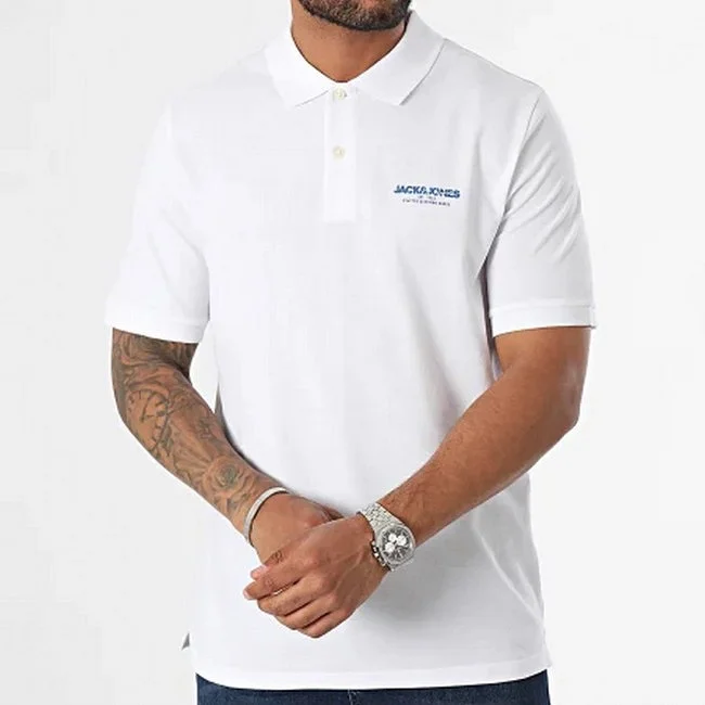 Polo Jack & Jones Hombre Blanco Polo Jack & Jones Hombre Blanco