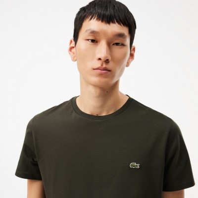 Camiseta Lacoste Hombre Kaki 2