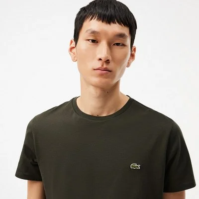 Camiseta Lacoste Hombre Kaki 2