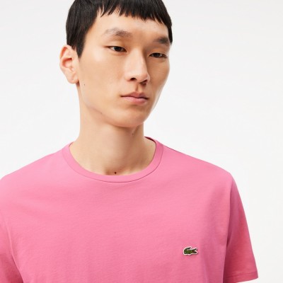 Camiseta Lacoste Hombre Rosa 2