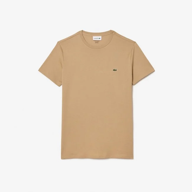 Camiseta Lacoste Beige Hombre