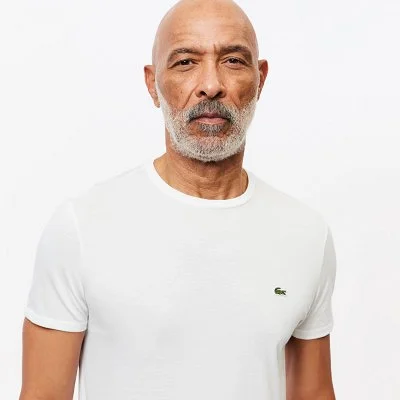Camiseta Lacoste Hombre Blanca 2