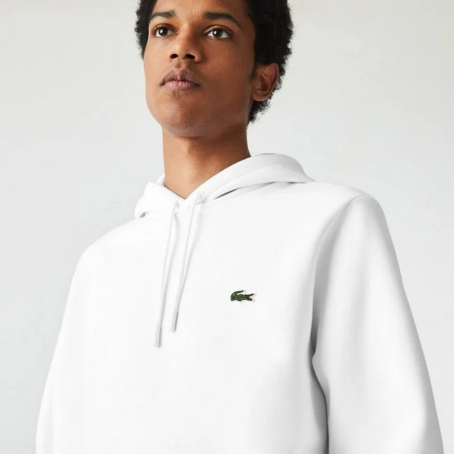 Sudadera Lacoste Blanca Hombre