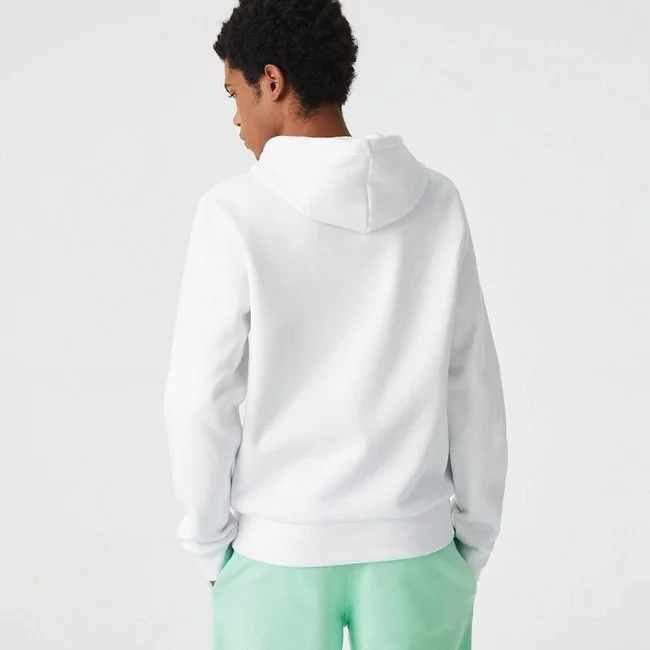 Sudadera Lacoste Blanca Hombre