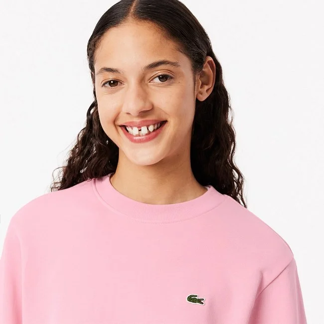 Sudadera Lacoste Rosa Mujer