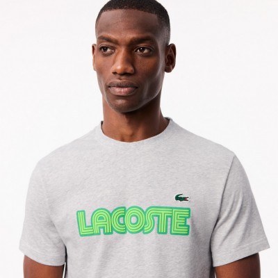 Camiseta Lacoste Hombre Gris 2