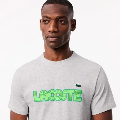 Camiseta Lacoste Hombre Gris 2
